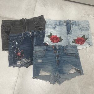 American Eagle Outfitters Women's Jean Shorts lot of 4 (size 8)